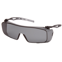 Cappture OTG Safety Glasses, Grey/Smoke Lens, Anti-Fog Coating, ANSI Z87+/CSA Z94.3 SGI173 | Stor-it Systems