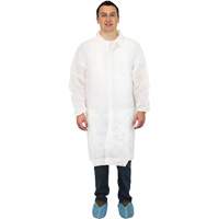Lab Coat, Polypropylene, White, Large Stor-it Systems