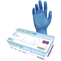 Disposable Gloves, 2X-Large, Nitrile, 4-mil, Powder-Free, Blue Stor-it Systems