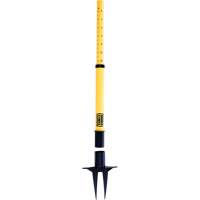Montants de barri&egrave;re PLUS, Hauteur de 42", Jaune Stor-it Systems