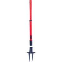 Montants de barri&egrave;re PLUS, Hauteur de 42", Rouge Stor-it Systems