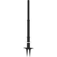 Montant de barri&egrave;re PLUS, Hauteur de 42", Noir Stor-it Systems