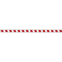 Tough-Mark Heavy-Duty Floor Marking, Rectangle, 48" L x 2" W, Red and White, Polyethylene Stor-it Systems
