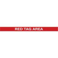 Tough-Mark™ Heavy-Duty Floor Marking, Rectangle, 48" L x 2" W, Red, Polyethylene SGJ216 | Stor-it Systems