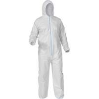 Protective Coveralls, Medium, White, Microporous SGJ265 | Stor-it Systems
