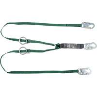 V-Series Lanyard, 3', Rebar Hook Center, Snap Hook Leg Ends, Polyester Stor-it Systems