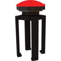 PLUS Barrier System Strobe Light Bracket & Red Strobe Light, Black SGL034 | Stor-it Systems
