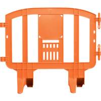 Minit Barricade, Interlocking, 49" L x 39" H, Orange SGN475 | Stor-it Systems