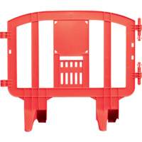Minit Barricade, Interlocking, 49" L x 39" H, Red SGN478 | Stor-it Systems