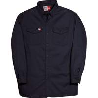 Chemise &agrave; boutons Westex UltraSoft, Moyen (grande taille), Bleu marin Stor-it Systems