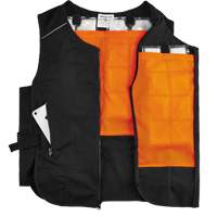 Veste de refroidissement &agrave; changement de phase l&eacute;g&egrave;re avec sachets 6260 Chill-Its, Petit/Moyen, Noir Stor-it Systems