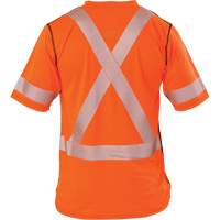 Polartec<sup>®</sup> Power Grid<sup>®</sup> High Visibility Short Sleeved T-Shirt, Polyester, Small, Orange SGN930 | Stor-it Systems