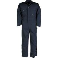 Deluxe Coveralls with Zipper, Men's, Navy Blue, Size 36 Stor-it Systems