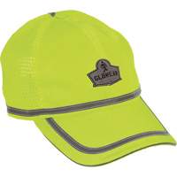 GloWear&reg; 8930 High Visibility Baseball Cap, High Visibility Lime-Yellow, Polyester Stor-it Systems