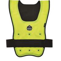Veste refroidissante &agrave; &eacute;vaporation s&egrave;che &eacute;conomique Chill-Its 6687, Petit/Moyen, Jaune lime haute visibilit&eacute; Stor-it Systems