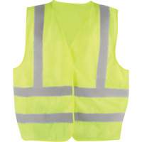 Dynamic™ Safety Vest, High Visibility Lime-Yellow, 2X-Large/3X-Large, Polyester, CSA Z96 Class 2 - Level 2 SGO968 | Stor-it Systems