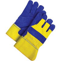 Fitter's Gloves, Large, Split Cowhide Palm, Acrylic-Pile Inner Lining Stor-it Systems