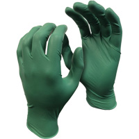 Gants 5559PF Green Monkey, Petit, Nitrile, 4 mils, Sans poudre, Vert Stor-it Systems