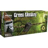 Gants 5559PF Green Monkey, Petit, Nitrile, 4 mils, Sans poudre, Vert Stor-it Systems