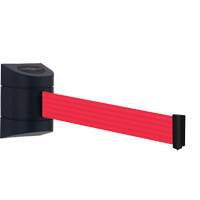 TensaBarrier<sup>®</sup> Wall Mounted Unit, Plastic, Screw Mount, 30', Red Tape SGP301 | Stor-it Systems