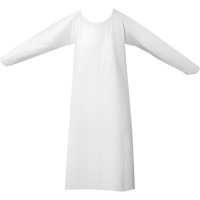 CoverMe Gowns, One Size, White, Polyurethane Stor-it Systems