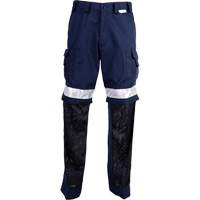 High Visibility Pants, Poly-Cotton, 32, Navy Blue Stor-it Systems