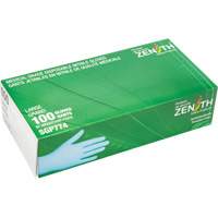Gants jetables de calibre m&eacute;dical r&eacute;sistants &agrave; la perforation, Grand, Nitrile, 4,5 mils, Sans poudre, Bleu, Classe 2 Stor-it Systems