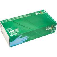 Gants jetables de calibre m&eacute;dical r&eacute;sistants &agrave; la perforation, Moyen, Nitrile, 3,5 mils, Sans poudre, Bleu, Classe 2 Stor-it Systems