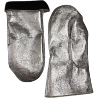 Mitaine de soudage r&eacute;sistant &agrave; la chaleur, Carbone aluminis&eacute;/Cuir, Taille unique, Prot&egrave;ge jusqu'&agrave; 800° F (426.66° C) Stor-it Systems