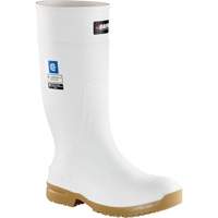 Slip Resistant Boots, Rubber, Steel Toe, Size 4 Stor-it Systems