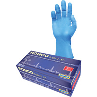 Blurite XPL Examination Gloves, Small, Nitrile, 8-mil, Powder-Free, Blue, Class 2 Stor-it Systems