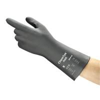 Gants r&eacute;sistants aux produits chimiques AlphaTec, Taille 8, 12" lo, Caoutchouc butyle/Viton, 0,3 mil Stor-it Systems