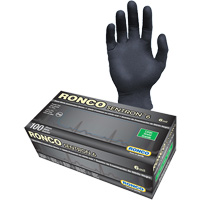 Sentron 6 Disposable Examination Gloves, Small, Nitrile, 6-mil, Powder-Free, Black, Class 2 Stor-it Systems