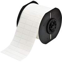 B33 Series Repositionable Adhesive Labels, Vinyl, 1" L x 0.5" H, White Stor-it Systems