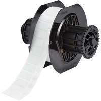 B33 Series Chemical Resistant Laboratory & Vial Top Labels, Polyester, 1" L x 0.5" H, White Stor-it Systems