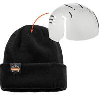 Tuque en tricot c&ocirc;tel&eacute; avec fermeture &agrave; glissi&egrave;re et casque antichoc &agrave; ins&eacute;rer N-Ferno, Taille unique, Noir Stor-it Systems