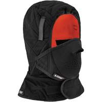 Doublure de casque de s&eacute;curit&eacute; d'hiver trois couches N-Ferno avec cache-bouche, Doublure en Molleton, Taille unique, Noir Stor-it Systems
