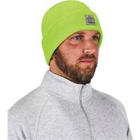 Bonnet en tricot c&ocirc;tel&eacute; N-Ferno, Taille unique, Vert lime haute visibilit&eacute; Stor-it Systems
