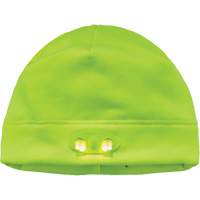 Bonnet N-Ferno &agrave; lumi&egrave;res DEL, Taille unique, Vert lime haute visibilit&eacute; Stor-it Systems