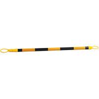 Retractable Cone Bar, 7'2" Extended Length, Black/Yellow SGS309 | Stor-it Systems