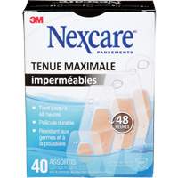 Pansements imperm&eacute;ables &agrave; tenue maximale Nexcare, Assorti, Plastique, St&eacute;rile Stor-it Systems