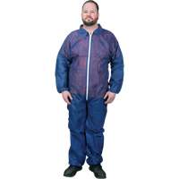Coveralls, Medium, Blue, Polypropylene Stor-it Systems