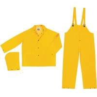 Ensemble imperm&eacute;able de s&eacute;rie classique avec limite dinflammabilit&eacute;, Grand, Jaune Stor-it Systems