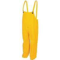 Classic Series Bib Rain Pants, Large, Polyester/PVC, Yellow SGS989 | Stor-it Systems