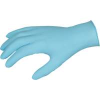 Gants jetables DuraShield, Grand, Nitrile, 3 mils, Sans poudre, Bleu Stor-it Systems
