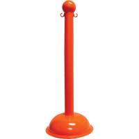 Poteau pour service intense, Hauteur de 40", Orange Stor-it Systems