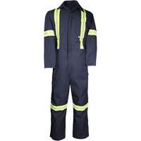 Deluxe Work Coveralls, 50, Navy Blue SGU136 | Stor-it Systems