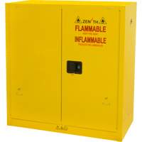 Armoire pour produits inflammables, 30 gal., 2 Porte(s), 43" La x 44" h x 18" p SGU465 | Stor-it Systems
