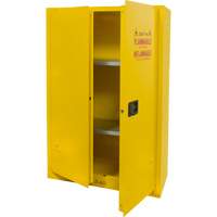 Flammable Storage Cabinet, 45 gal., 2 Door, 43" W x 65" H x 18" D SGU466 | Stor-it Systems
