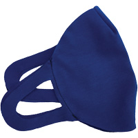 Masque réutilisable à trois couches, Polyester, Bleu royal SGU508 | Stor-it Systems